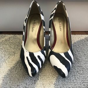 Kelly & Katie Zebra Pumps